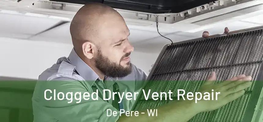Clogged Dryer Vent Repair De Pere - WI